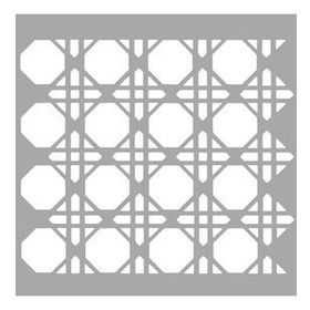 Artikel Sultan Motif Stencil Boyama Şablonu 30x30 cm Duvar Stencil