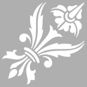 Artikel Ters Çiçek Damask Stencil Boyama şablonu 30x30 cm Duvar Stencil