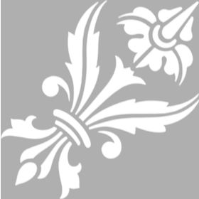 Artikel Ters Çiçek Damask Stencil Boyama şablonu 30x30 cm Duvar Stencil
