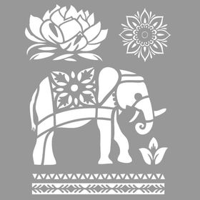 Artikel Thai Stencil Boyama Şablonu 30x30 cm Duvar Stencil
