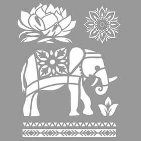 Artikel Thai Stencil Boyama Şablonu 30x30 cm Duvar Stencil