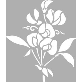 Artikel Tomurcuk Çiçek Stencil Boyama şablonu 30x30 cm Duvar Stencil