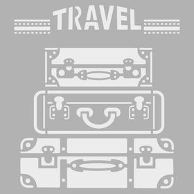 Artikel Travel Stencil Boyama Şablonu 30x30 cm Duvar Stencil