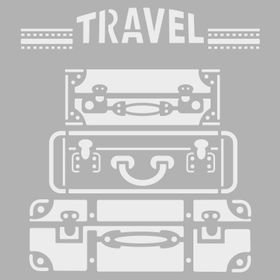Artikel Travel Stencil Boyama Şablonu 30x30 cm Duvar Stencil
