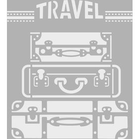 Artikel Travel Stencil Boyama Şablonu 30x30 cm Duvar Stencil