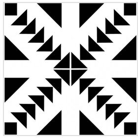 Artikel Tribal Karo Stencil Boyama Şablonu 30x30 cm Duvar Stencil
