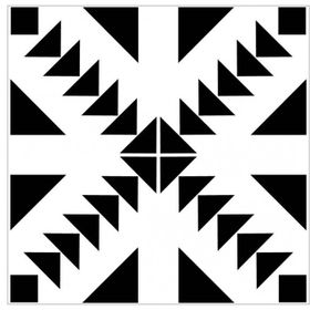 Artikel Tribal Karo Stencil Boyama Şablonu 30x30 cm Duvar Stencil
