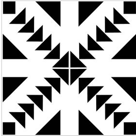 Artikel Tribal Karo Stencil Boyama Şablonu 30x30 cm Duvar Stencil