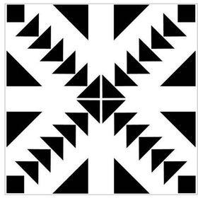 Artikel Tribal Karo Stencil Boyama Şablonu 30x30 cm Duvar Stencil