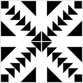 Artikel Tribal Karo Stencil Boyama Şablonu 30x30 cm Duvar Stencil