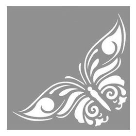 Artikel Tribal Kelebek 5 Stencil Boyama Şablonu 30x30 cm Duvar Stencil