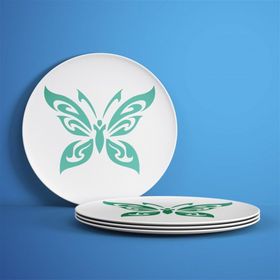 Artikel Tribal Kelebek Stencil Boyama Şablonu 30x30 cm Duvar Stencil