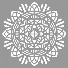 Artikel Tribal Mandala Stencil Boyama Şablonu 30x30 cm Duvar Stencil