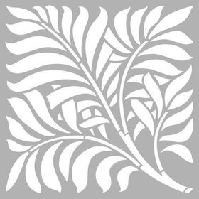 Artikel Tropikal Çoklu Yaprak Stencil Boyama şablonu 30x30 cm Duvar Stencil
