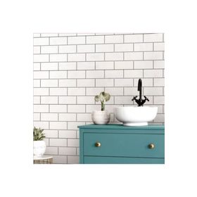 Artikel Tuğla Desen 50x70 cm Duvar Fayans Mobilya Stencil Boyama Şablonu