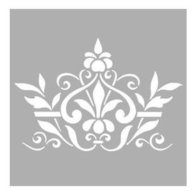 Artikel Tulip Çiçek-2 Stencil Boyama şablonu 30x30 cm Duvar Stencil
