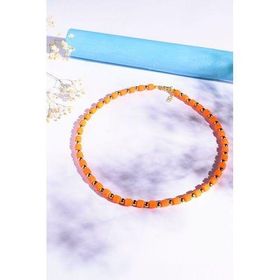 Artikel Turuncu Fimo Boncuk Choker Kolye