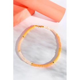 Artikel Turuncu Fimo Boncuk Choker Kolye