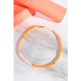 Artikel Turuncu Fimo Boncuk Choker Kolye