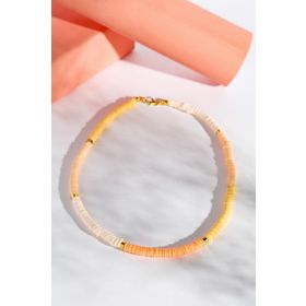 Artikel Turuncu Fimo Boncuk Choker Kolye