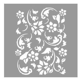 Artikel Uçuşan Çiçek Stencil Boyama şablonu 30x30 cm Duvar Stencil