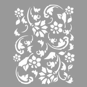Artikel Uçuşan Çiçek Stencil Boyama şablonu 30x30 cm Duvar Stencil