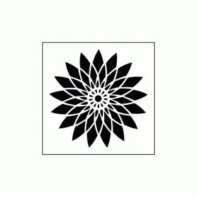 Artikel Uzak Doğu Motif Stencil Boyama Şablonu 30x30 cm Duvar Stencil