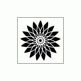 Artikel Uzak Doğu Motif Stencil Boyama Şablonu 30x30 cm Duvar Stencil