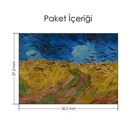 Artikel Van Gogh Buğday Tarlası Notebook Sticker