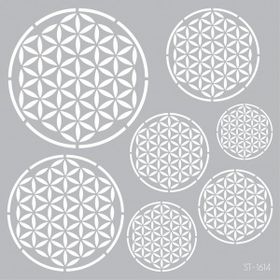 Artikel Velvet Mumluk Stencil Boyama Şablonu 30x30 cm Duvar Stencil