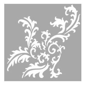 Artikel Yaprak Art Motif Stencil Boyama şablonu 30x30 cm Duvar Stencil
