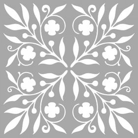Artikel Yapraklar Karo Stencil Boyama şablonu 30x30 cm Duvar Stencil