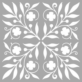 Artikel Yapraklar Karo Stencil Boyama şablonu 30x30 cm Duvar Stencil