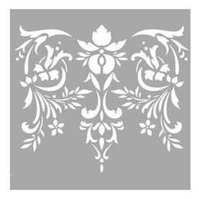 Artikel Yapraklar ve Çiçek Stencil Boyama şablonu 30x30 cm Duvar Stencil