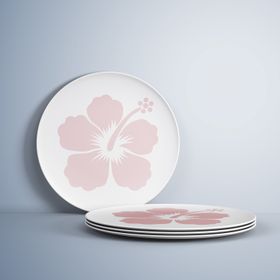 Artikel Yapraklı Hibisküs Stencil Boyama şablonu 30x30 cm Duvar Stencil