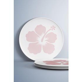 Artikel Yapraklı Hibisküs Stencil Boyama şablonu 30x30 cm Duvar Stencil