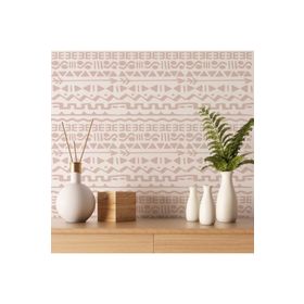 Artikel Yerliler Deseni Stencil Boyama Şablonu 30x30 cm Duvar Stencil