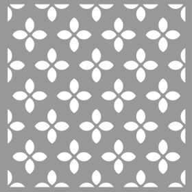 Artikel Yonca Deseni 2 Stencil Boyama Şablonu 30x30 cm Duvar Stencil