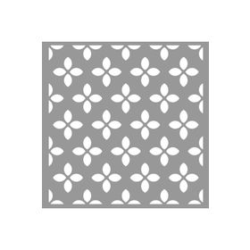 Artikel Yonca Deseni 2 Stencil Boyama Şablonu 30x30 cm Duvar Stencil