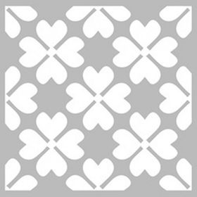 Artikel Yonca Deseni Stencil Boyama Şablonu 30x30 cm Duvar Stencil