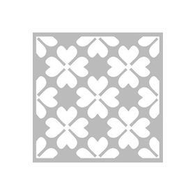 Artikel Yonca Deseni Stencil Boyama Şablonu 30x30 cm Duvar Stencil