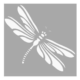 Artikel Yusufçuk Motif Stencil Boyama şablonu 30x30 cm Duvar Stencil