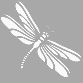 Artikel Yusufçuk Motif Stencil Boyama şablonu 30x30 cm Duvar Stencil