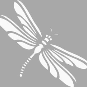 Artikel Yusufçuk Motif Stencil Boyama şablonu 30x30 cm Duvar Stencil