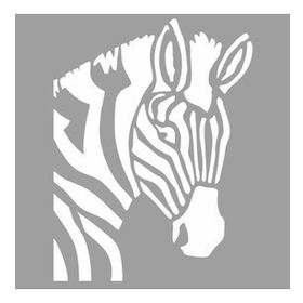 Artikel Zebra Stencil Boyama şablonu 30x30 cm Duvar Stencil