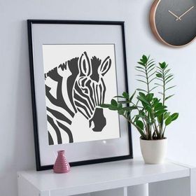 Artikel Zebra Stencil Boyama şablonu 30x30 cm Duvar Stencil
