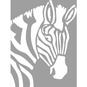 Artikel Zebra Stencil Boyama şablonu 30x30 cm Duvar Stencil