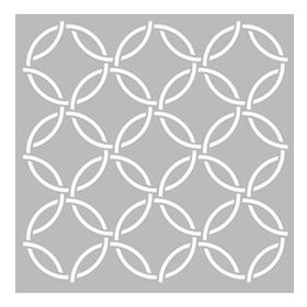 Artikel Zincir Deseni Stencil Boyama şablonu 30x30 cm Duvar Stencil