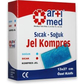 Artımed 13x13 cm Kılıflı Sıcak-Soğuk Jel Kompres