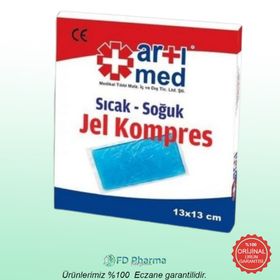 Artımed 13x13 cm Kılıflı Sıcak-Soğuk Jel Kompres